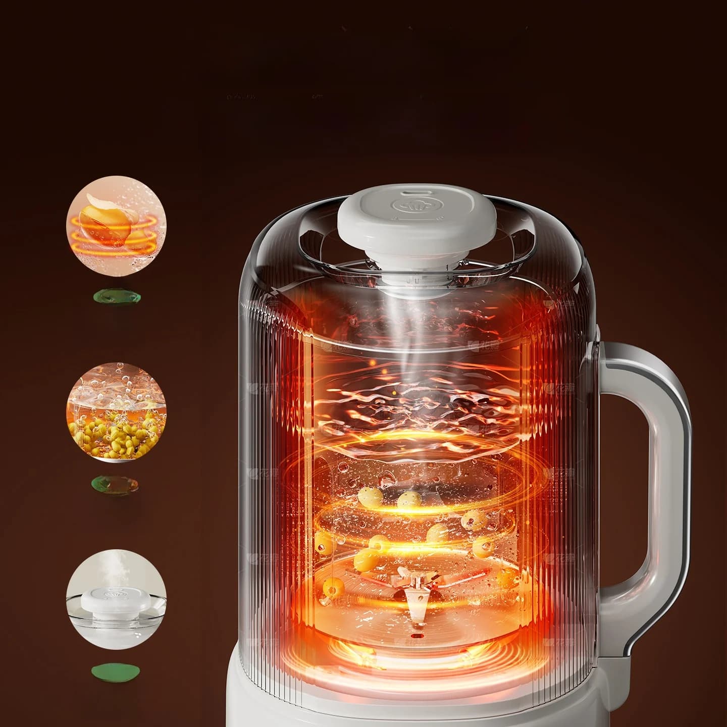 Grelni blender za sojino mleko s samočiščenjem 800W