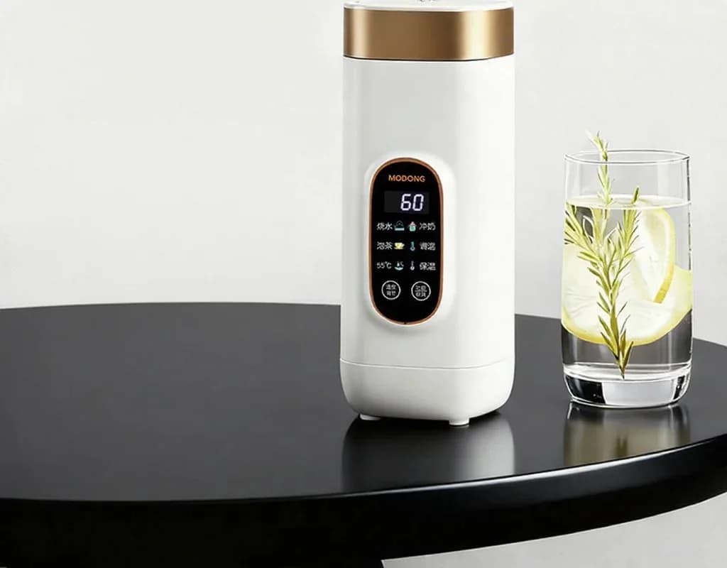 Prenosna električna grelna skodelica z nadzorom temperature