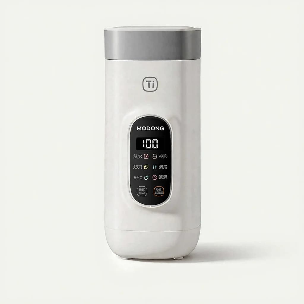 Titanium električna potovalna skodelica za segrevanje vode, 650ml, 220V