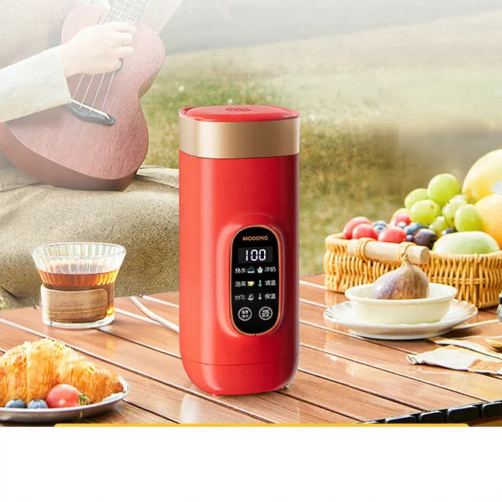 Prenosna električna grelna skodelica za vodo 650ml 304 obloga 220V