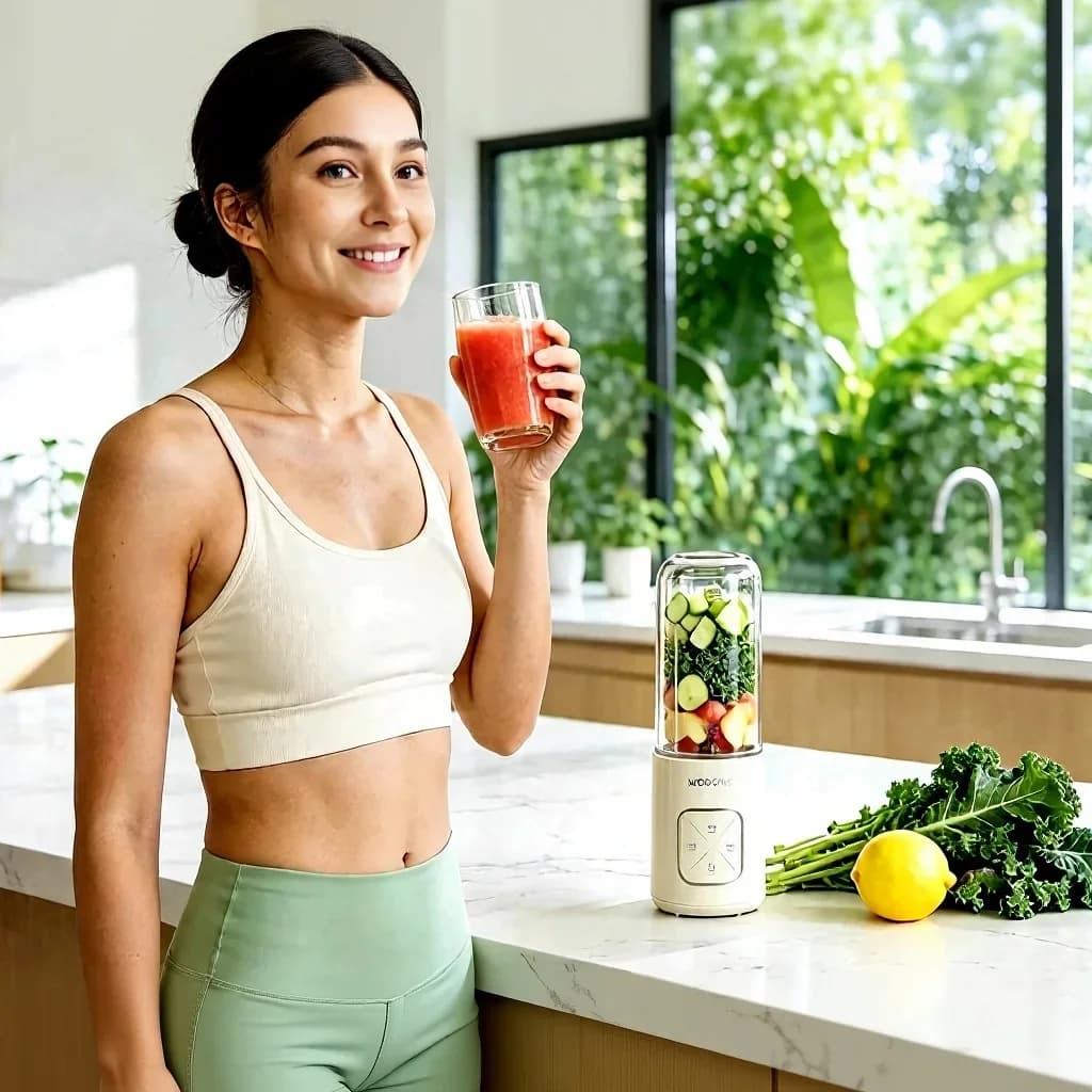 Prenosni brezžični mešalnik za sokove in smoothieje
