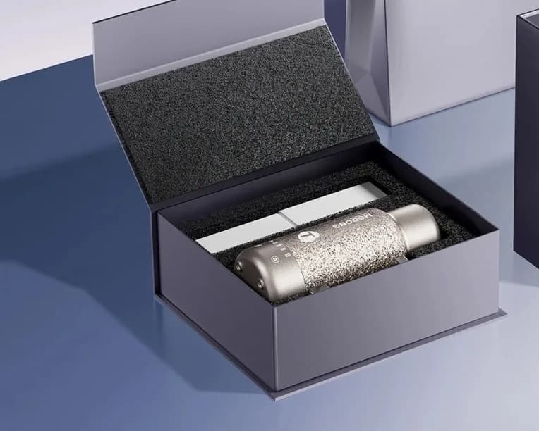 Prenosna titanova električna grelna skodelica, 1L, dvojna moč, topla