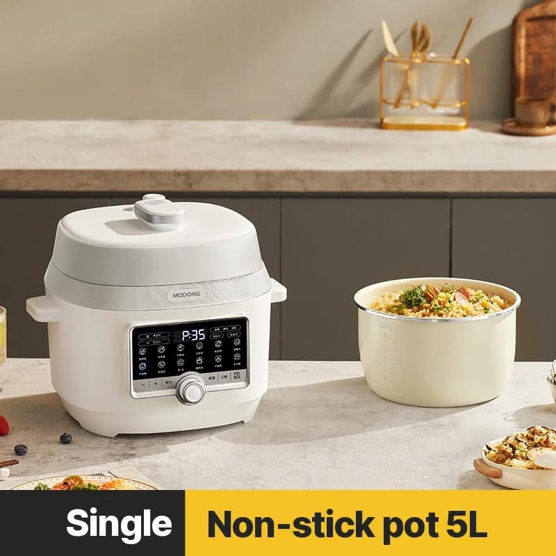 5L električni lonec na pritisk z dvojnima notranjima posodama