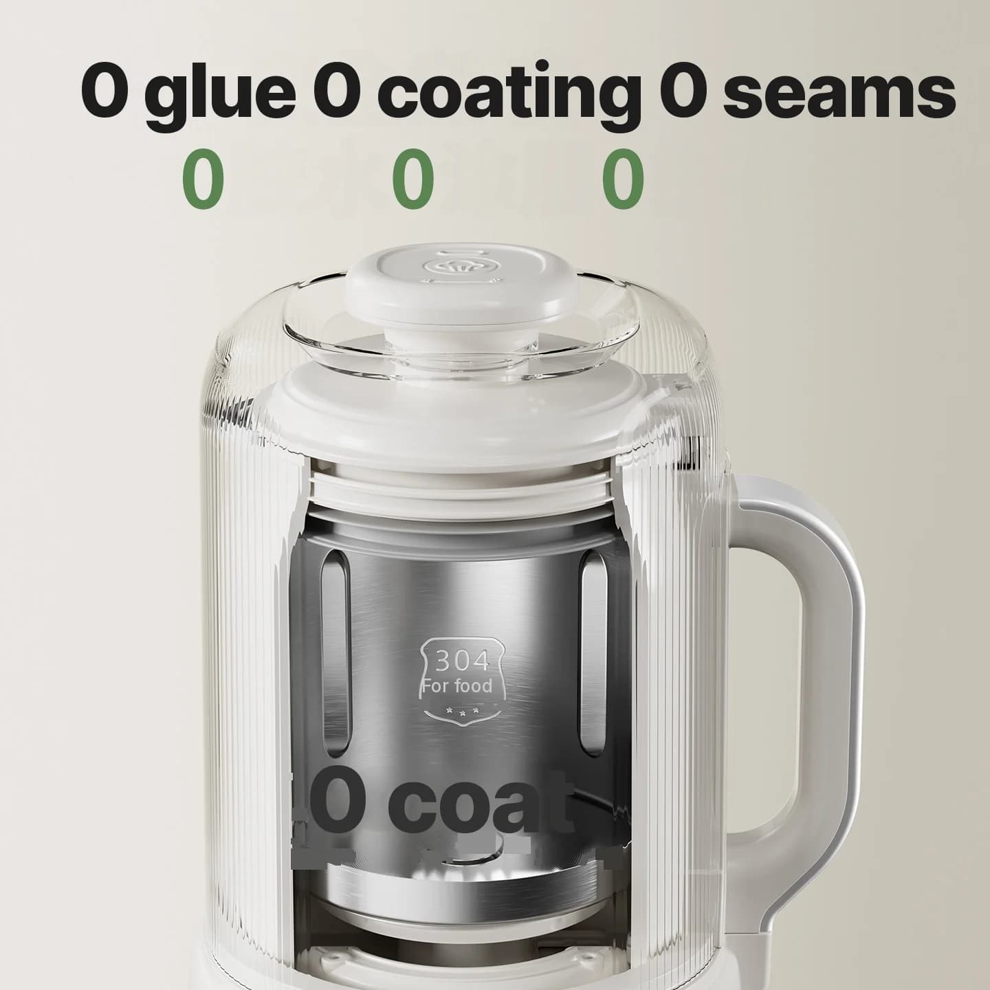 Grelni blender za sojino mleko s samočiščenjem 800W
