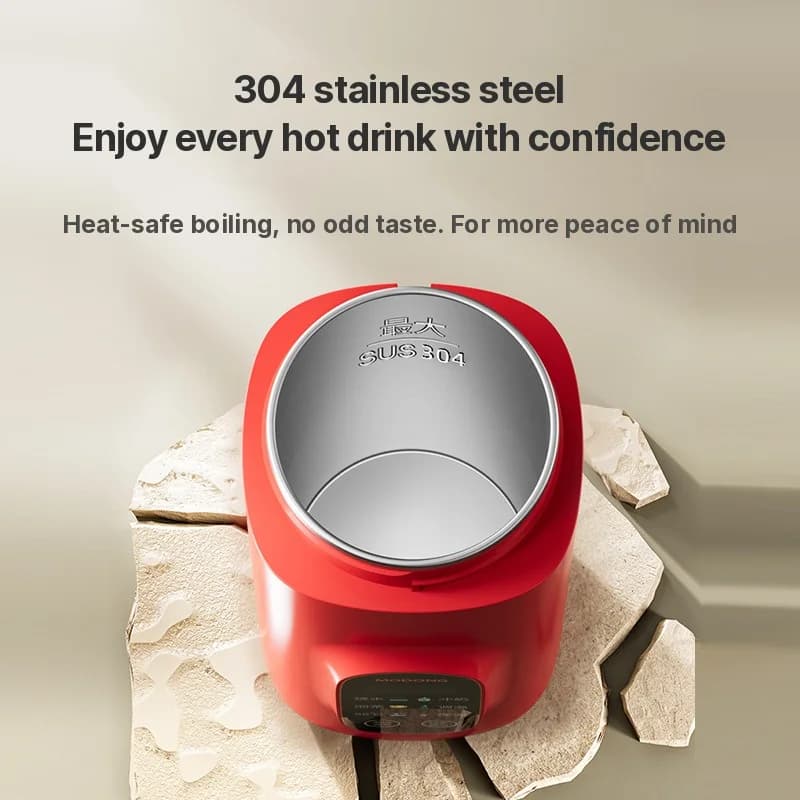 Prenosna električna grelna skodelica za vodo 650ml 304 Liner 220V