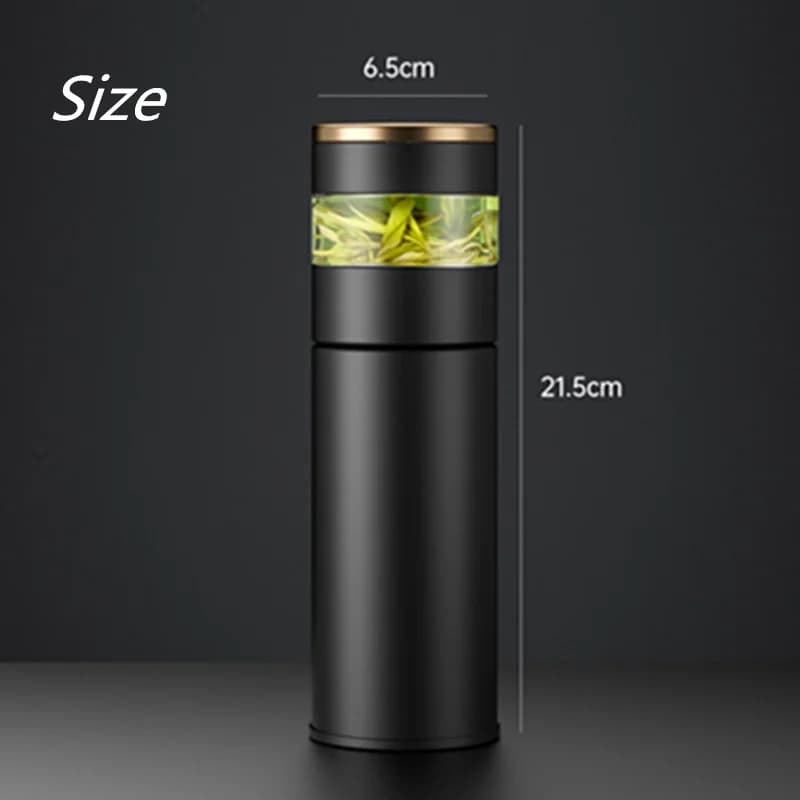 450ml termos steklenica za čajni filter