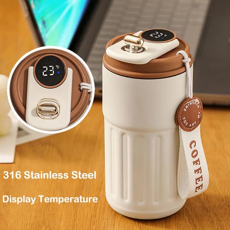 450ml termovka z merilnikom temperature