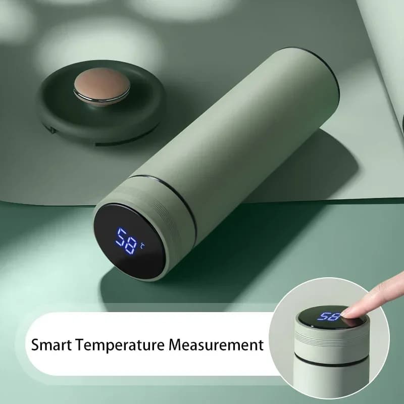 500ml termovka z prikazom temperature