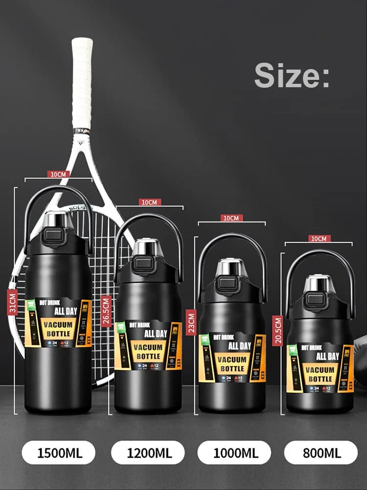 Zunanji termovka kozarec s slamico 0.8-1.5L